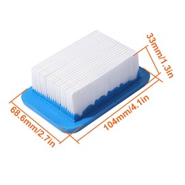Mtanlo For Echo Leaf Blower Air Filter Replacement A226000032, Fits PB500T, PB-580T, PB603, PB403, PB413, PB755ST, PB611, PB620, PB650, PB651, Replaces A226000031, Pack of 10, OEM Code Compatible