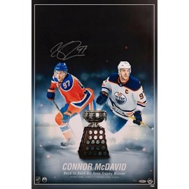 Generic Connor McDavid Canadian Professional ice Hockey Player, Sportsman and Captain Poster 12 x 18 inch Unframed Multicolor - P19061