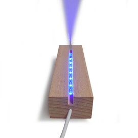 LED Light Up Wood Display Plinth Base 15cm (G801) (Base Only)