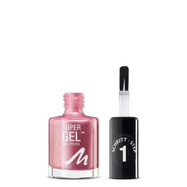 Manhattan Super Gel Nail Polish, Gel Manicure Effect without UV Light, Stays On for up to 14 Days, Pretty Rose 285 - 1 x 12 ml