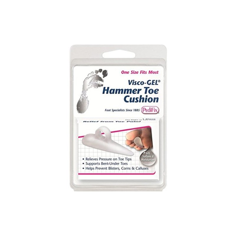 PediFix Visco-gel Hammer Toe Cushion, Medium Left (Packaging may vary)