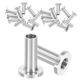 PATIKIL 20Pcs 3/16" Cable Railing Hardware T316 Stainless Steel Protector Sleeves