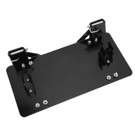 Akozon License Plate Holder, Stainless Steel Lip Winch, Number Plate Holder for Cars, Trucks, Motorcycles