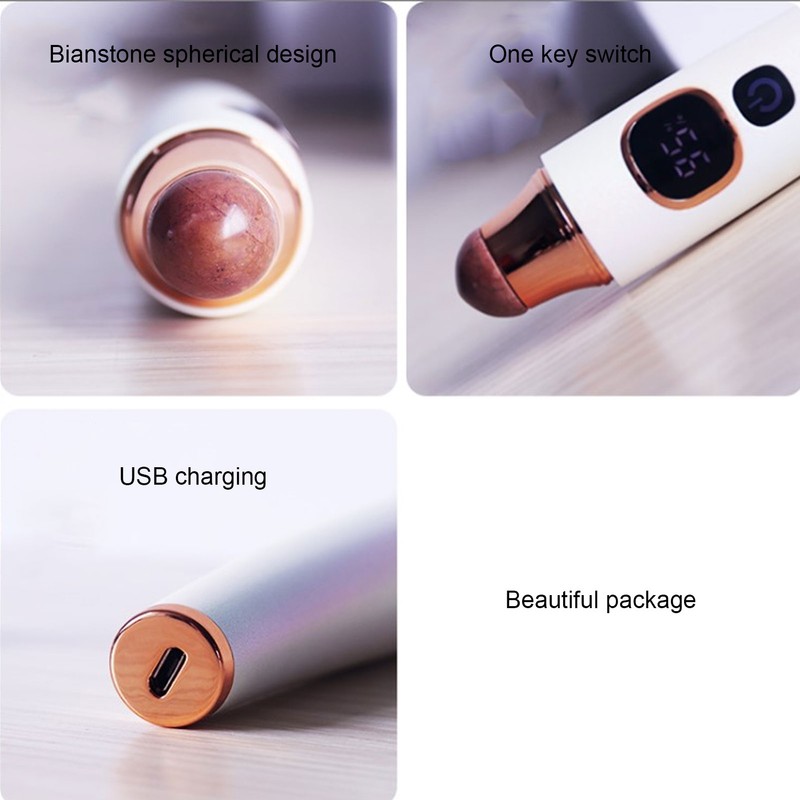 Bianstone Eye Massager Wand AntiWrinkle Eye Care Massager Rechargeable Electric