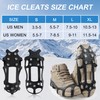 Crampons Ice Cleats for Shoes and Boots Ice Snow Traction