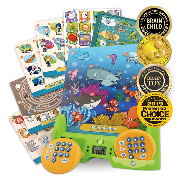 BEST LEARNING Connectrix Junior - Memory Matching Game for Kids - Original Interactive Educational Match Cards Toddler Games for 3-8 Year Olds - Classic 2-Player Concentration Card Toys for Toddlers