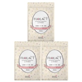 ラクトフェリン サプリ 葉酸 配合 妊活 妊娠 にFLOLACT（フローラクト） 子宮内フローラ に 無添加 凝縮（ 葉酸 乳酸菌 オリゴ糖 他）30日分×3個