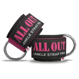 ALLOUT Ankle Strap, Ankle Band, Butt Lifting, Kick Back, Hip Training, Butt Training, Beautiful Butt, Cable Machine, Training Gear, Ankle, Gym Training, Muscle Training (Pink)