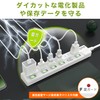 FUMITAKE Power Strip, 6 Outlets, 6.6 ft (2 m), Extension