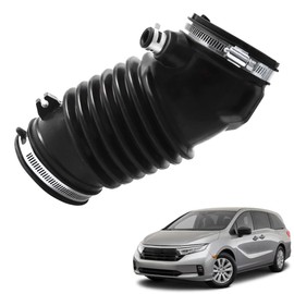 AUCERAMIC 172285J6A10 17228-5J6-A10 Air Intake Hose w/Clamps Fit for 2018-2022 Honda Odyssey, 2016-2021 Pilot, 2017-2021 Ridgeline, 2019-2021 Passport 3.5L V6 Air Intake Duct Tube Boot