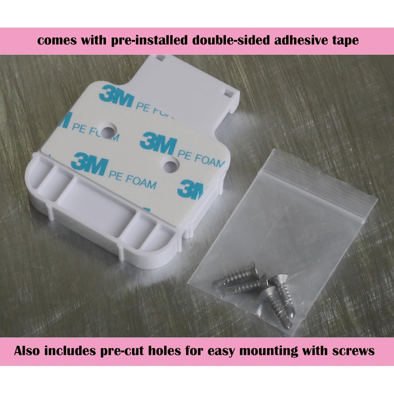 Garage Door Bracket Compatible with R-ing Alarm Contact Sensors (2nd