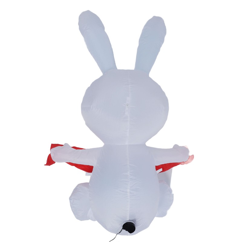 Easter Inflatable Bunny 4FT 210T Polyester IP44 Waterproof Easter Blow