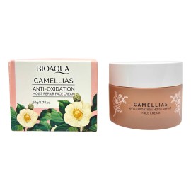 Bioaqua Crema Antioxidante De Camelias Y Vitamina C Antiedad Todo Tipo De Piel Día/noche
