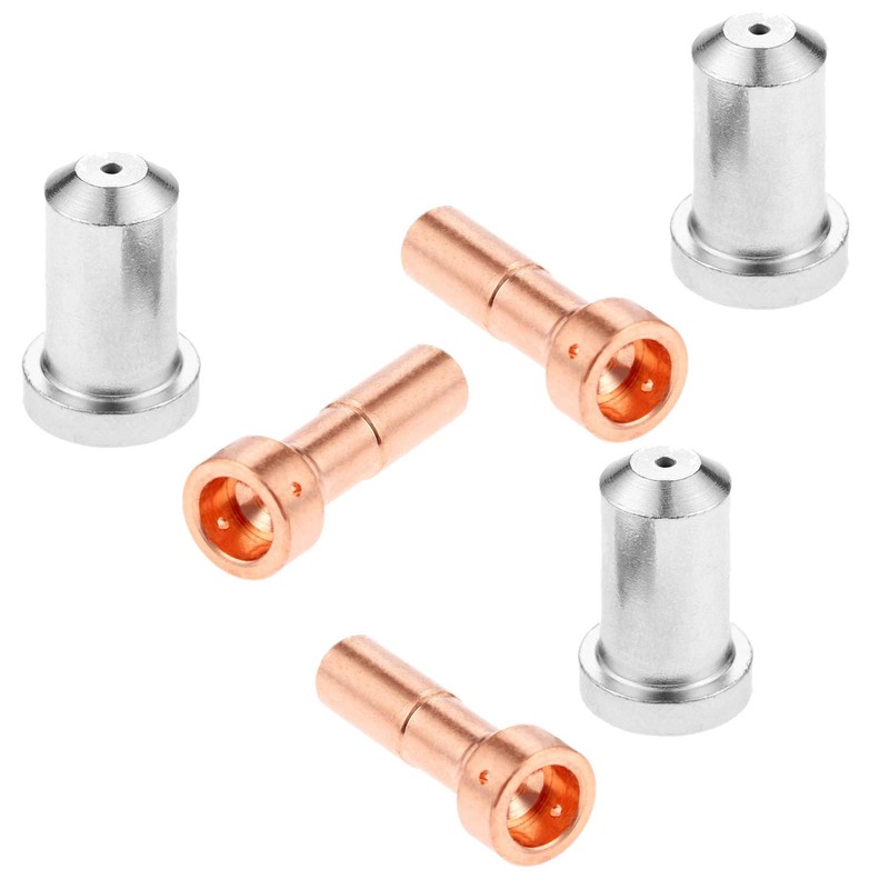 10Pcs Electrodes 33366 and 10Pcs Nozzles 33418 80A Fit for