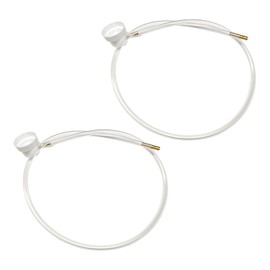 KVAEY 2 PCS Aerosol Nozzle, 4.5mm Spray Tip Nozzle Extension Hose for Male Stem Spray Cans, 19.69 Inches 360 Degree Extension Hose H3C9 Fluid Car Nozzle Film, Car Accessories