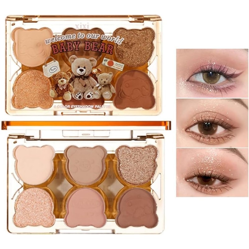 Gecomo Eye Shadow SNS Popular Eyeshadow Palette, High Color, Lasting