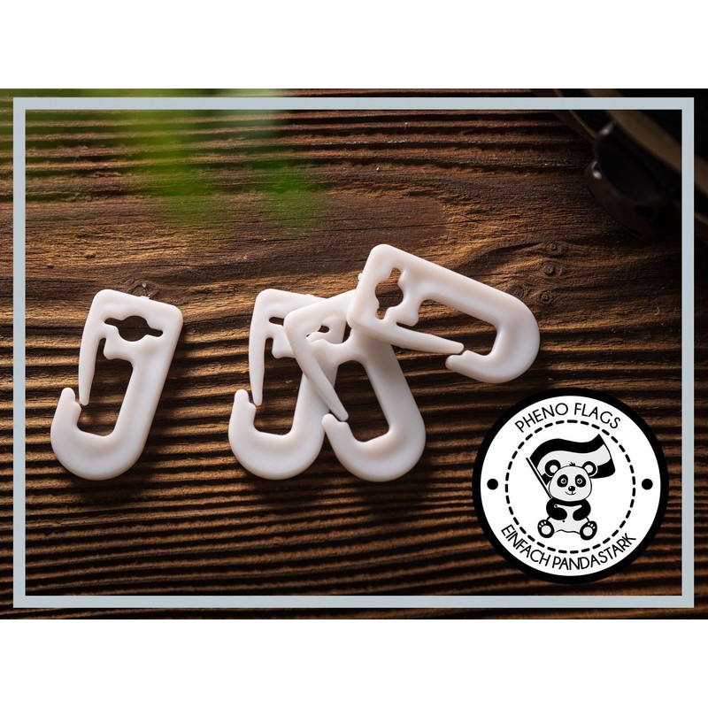 PHENO FLAGS Carabiner Flag Hooks Set of 10 – Easy