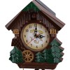 Cuckoo Clock Decorative Clock, Traditional Chalet Tabletop Wall Sound Cuckoo