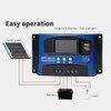 30/40/50/100A Solar Panel Charge Controller 12V 24V Regulator Auto Dual