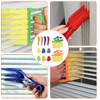 8pcs Window Venetian Blind Cleaner Duster Tool,Blind Duster for Cleaning,Microfiber