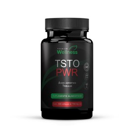 TSTO PWR – Ácido Aspártico, Tribulus Terrestris y Fenogreco Suplemento con 200 cápsulas para hombres - Más fuerza, vitalidad y bienestar físico