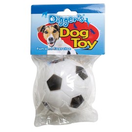 Boss Pet 51341 Vinyl Soccer Ball Dog Toy With Squeaker