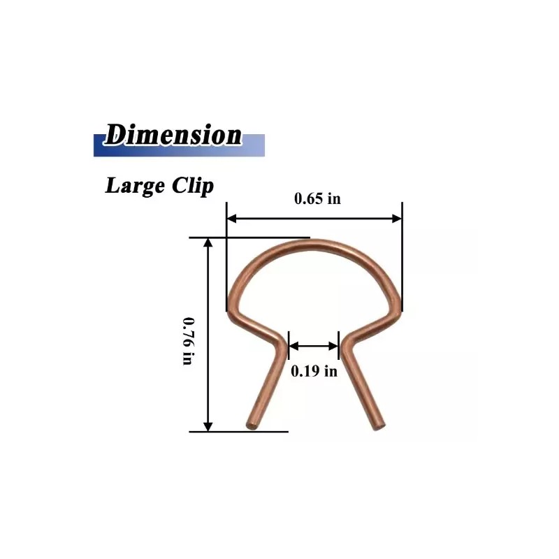 JS 10 Pcs JS76980 Window Handle Retainer Clip Assortment, Vehicle
