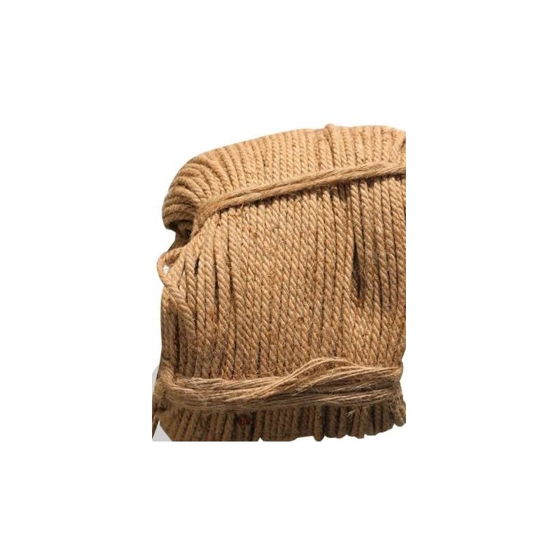 Natural Brown Jute Rope Hessian Braided Twisted Rustic Shabby Burlap
