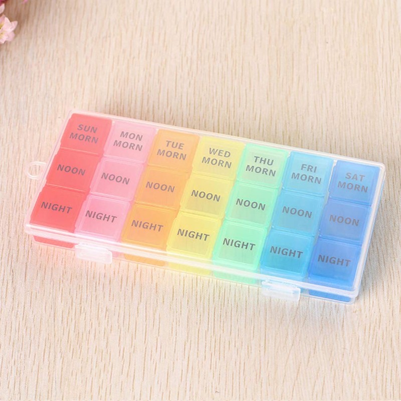 MAGICLULU Pill Case Pill Clear Organizer Box Pill Organizer 7