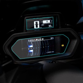 LEDISHUN Motorcycle Meter Protective Film Yamaha XMAX 250 (2022~) 8BK-SG70J Meter Protection Film 2 Sets