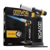 LEXIVON Butane Blow Torch, Heavy-Duty Refillable Lighter with Adjustable Flame
