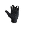 Leather Palm Wheelchair Gloves, Half Fingers with Full Thumb Disability,