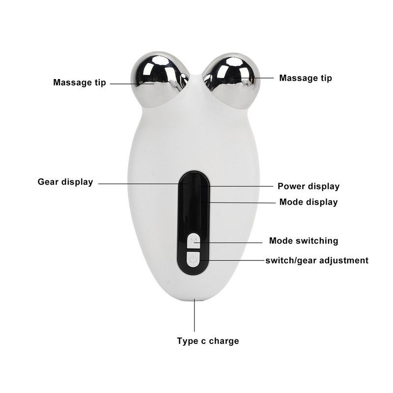 Microcurrent Facial Beauty Machine Skin Lifting Tightening Wrinkle Removal Face