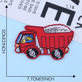 unbranded Sand truck Iron On Patch Badge Movie Cartoon Cars Embroidered 2954