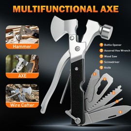 Survival Gear Kit for Men: 27-in-1 Complete Tools & Camping Accessories for Hiking, Fishing, Emergency | The for Husband, Dad, Boyfriend