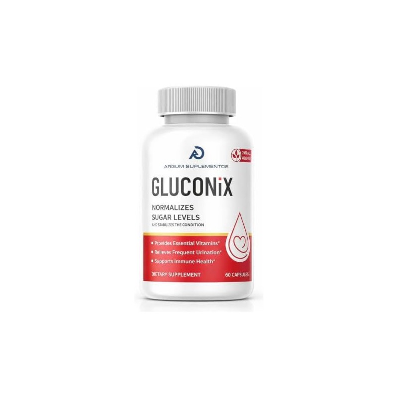 ARGUM Gluconix, suplemento herbal, 60 cápsulas