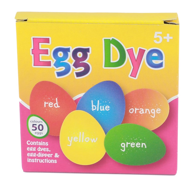 Egg Dye Decoration Craft Kit - 5 Colours of Egg