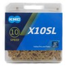 KMC X10SL Chain, 10-Speed, 10-Speed, 114Links (Gold))