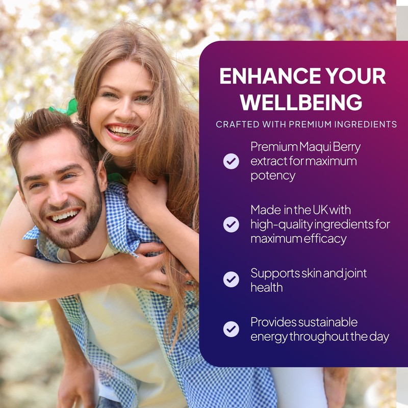 Maqui Berry Supplement 6000mg | with Vitamin C | Supports