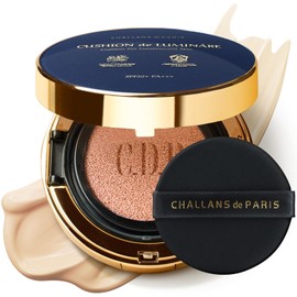 [CHALLANS de PARIS] Cushion de LUMINÁRE Cushion Foundation – 21 Bright Ivory | Radiant Glow, Full-Coverage, Lightweight Adhesion, Luminous Finish, Korean Makeup, 0.53 oz (21 Bright Ivory, 0.53 oz)