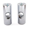 SD Products CDZP0110-20 Cross Dowel Barrel Nuts, Zinc, M8 x