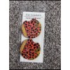 Unbranded car coaster set of 2 - LEOPARD