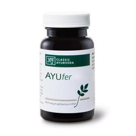 Classic Ayurveda - AYUfer Capsules - 30 g, approx. 60 Capsules - Ayurvedic Purified Iron with Amalaki - Rich in Vitamin C