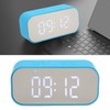 Alarm Clock Mirror Electronic Intelligent Noise Reduction 45MM Loudspeaker Double