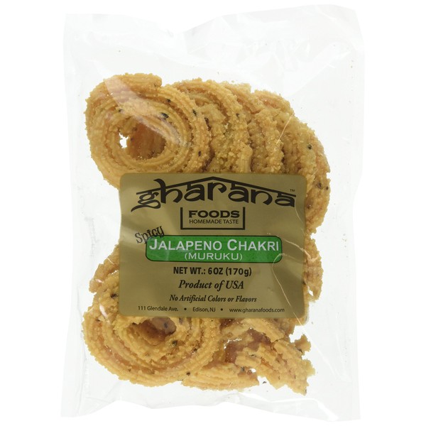 Gharana Foods Original Jalapeno Chakri, 6 oz