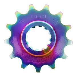cyclingcolors Chain sprocket motorcycle moped scooter mofa mokick chain sprocket compatible with AM6 Minarelli Neo chrome 420 13 teeth gear pinion