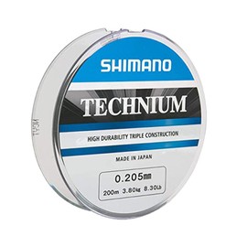Shimano Technium Line, Dark Grey, 0,22 millimeter, 1920 meter, 5.00kilogram, Monofil Line, TEC22QPPB