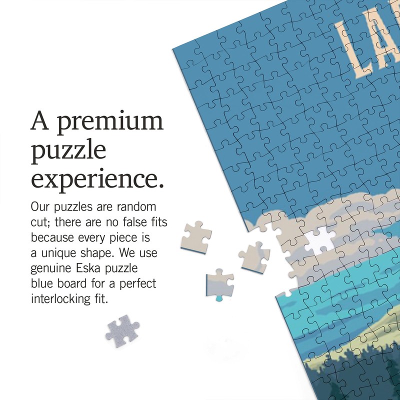 Lantern Press 1000 Piece Jigsaw Puzzle, Labrador, Painterly, Moose and