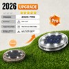 vighep 24 Pack Solar Ground Lights, 2.8 inch Flat Solar