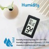 Fowecry 6Piece Mini Hygrometer Indoor Humidity Meter Hygrometer Digital Thermometers